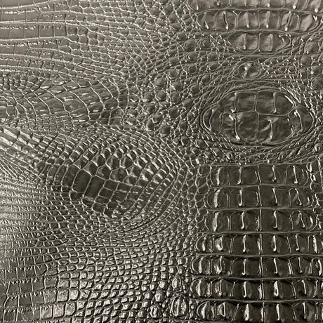 Faux Leather Vinyl Fabric 3D Embossed Gator