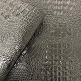 Faux Leather Vinyl Fabric 3D Embossed Gator