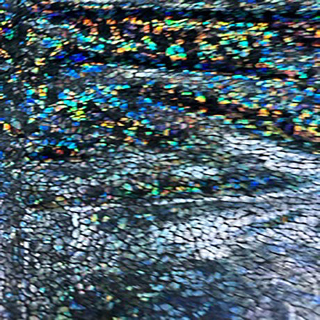 Nylon Spandex Holographic Snake Fabric 60"