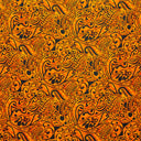 Cotton Barkcloth Polynesian Tribal Stems & Leaves Fabric