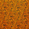 Polynesian Tribal Stems & Leaves Cotton Light Barkcloth Fabric - All Over Design, 36" X 45", 1 Yard