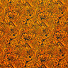 Polynesian Tribal Stems & Leaves Cotton Light Barkcloth Fabric - All Over Design, 36" X 45", 1 Yard