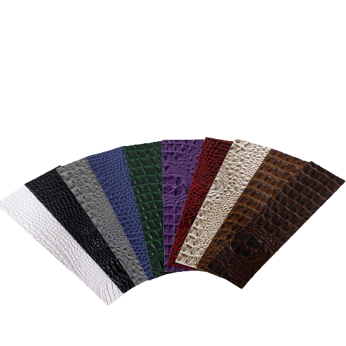 Faux Leather Vinyl Fabric 3D Embossed Gator