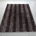 Leopard Cheetah Jaguar Feline Animal Print Faux Fur Fabric - Brown Animal Print, 1" Pile Height (1 Yard)
