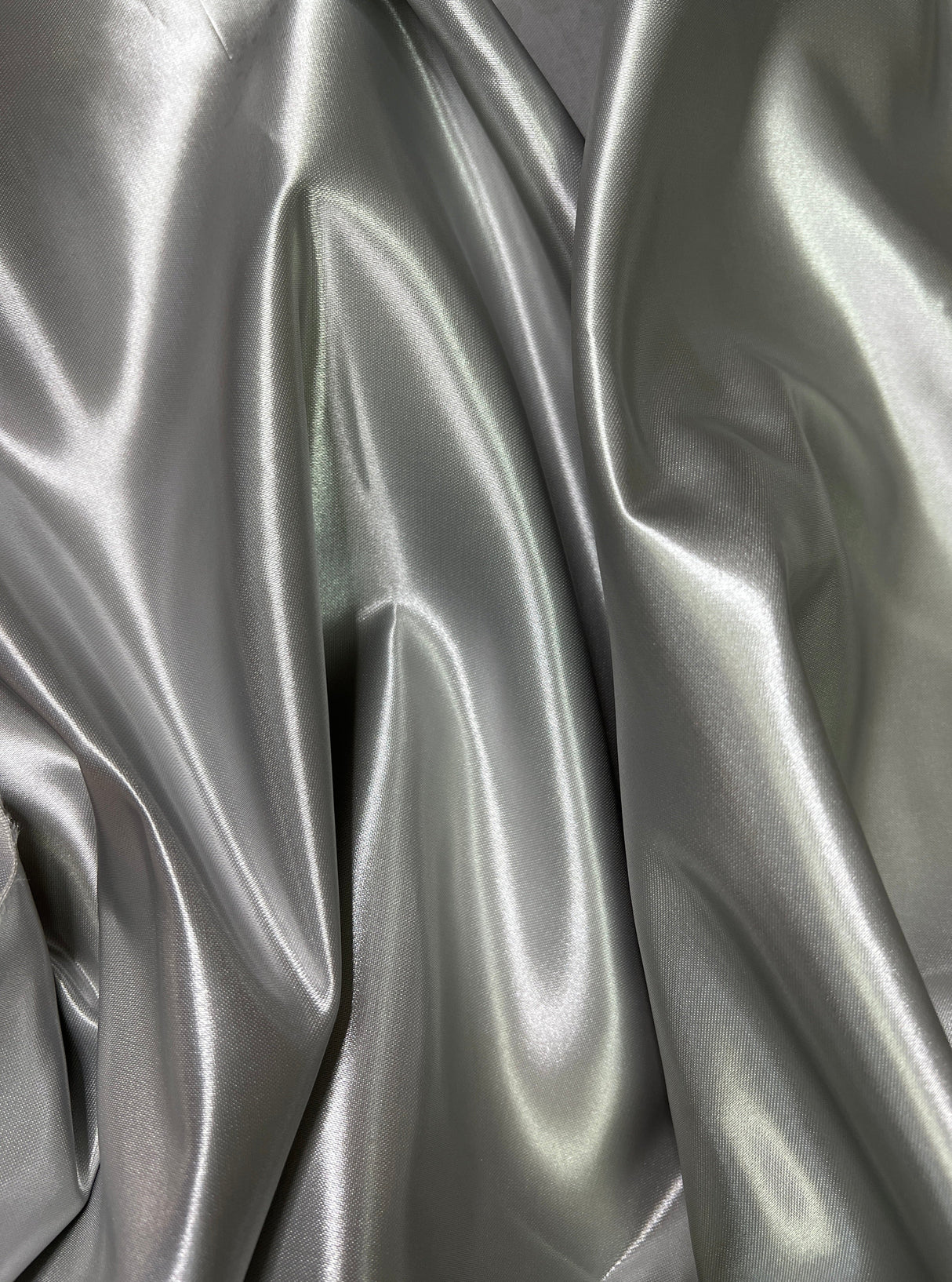 Silver Duchesse Satin