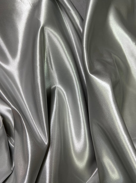 Silver Duchesse Satin