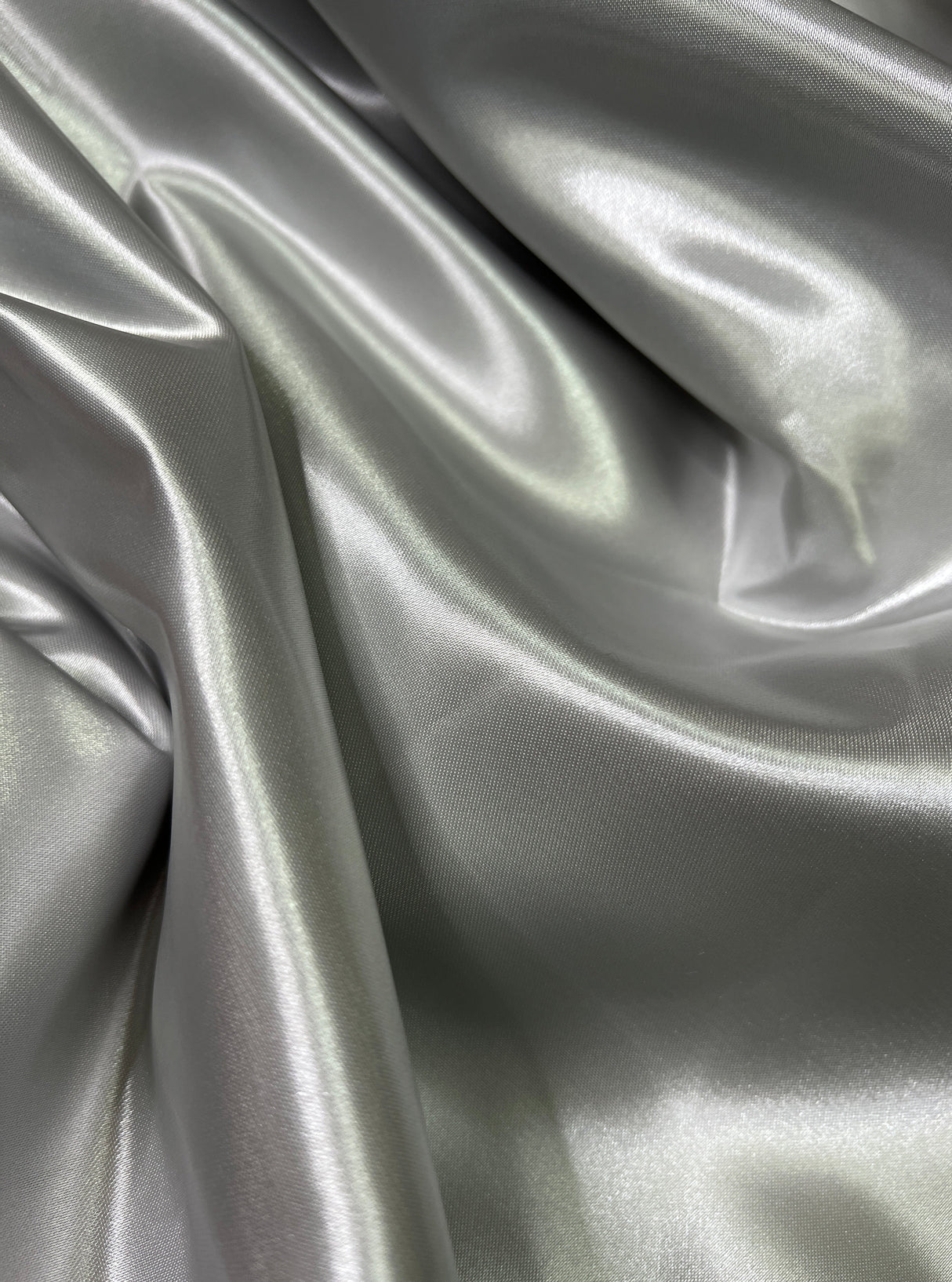 Silver Duchesse Satin