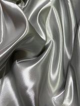 Silver Duchesse Satin