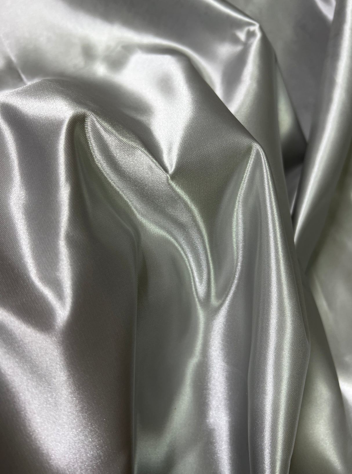 Silver Duchesse Satin