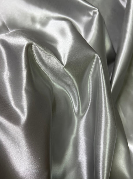 Silver Duchesse Satin