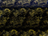 New Holographic Snakeskin Design Foil Nylon Spandex Fabric - Yellow, White, 58 To 60 Inches Wide
