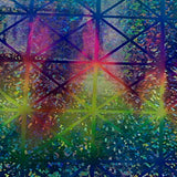 Nylon Spandex Triangle Prism Hologram Foil Fabric