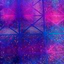 Nylon Spandex Triangle Prism Hologram Foil Fabric