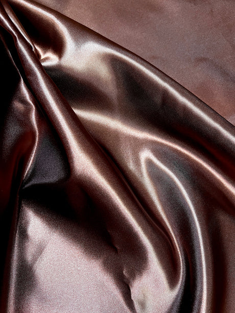 Brown Duchesse Satin