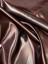 Brown Duchesse Satin