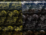 New Holographic Snakeskin Design Foil Nylon Spandex Fabric - Yellow, White, 58 To 60 Inches Wide