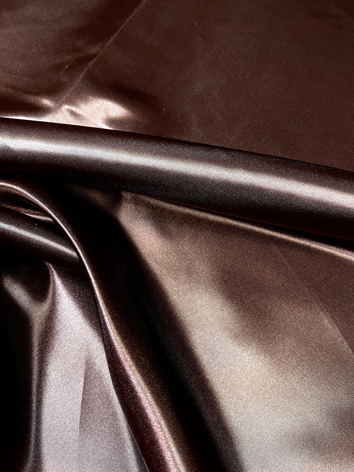 Brown Duchesse Satin