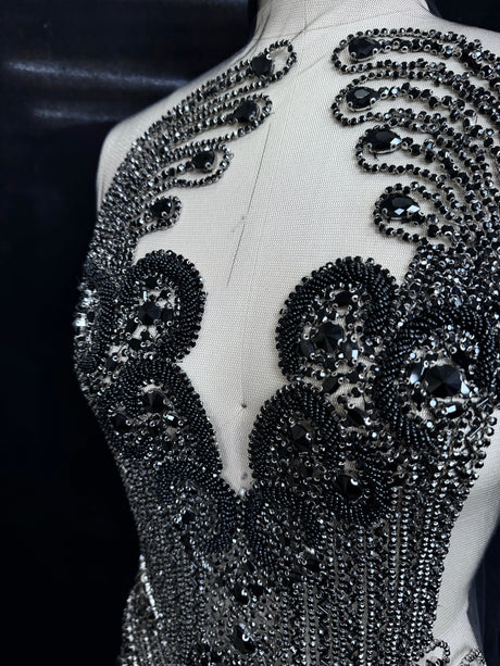 Rhinestone Bodice Applique