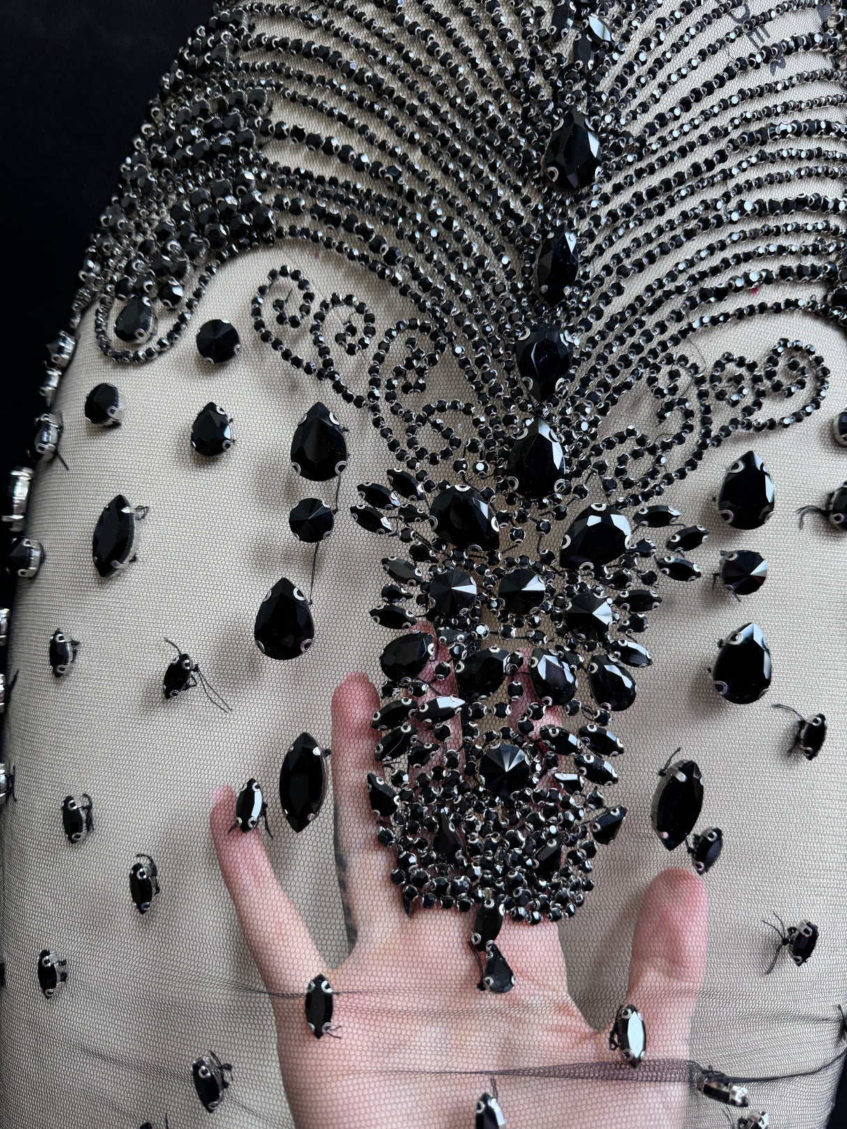 Rhinestone Bodice Applique