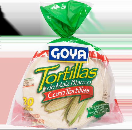 Goya Corn Tortillas 30 Pc