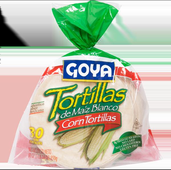 Goya Corn Tortillas 30 Pc