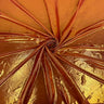 Metallic Stretch Lurex Foil Shimmer ITY Spandex Fabric - Gold, 60" Width (1 Yard)