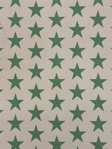 1 Yard Brown and Green Star Print Four Way Stretch Spandex Fabric for Swimwear Costumes 58"/60" Width