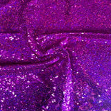 Sequin 4-Way Stretch Polyester Spandex Fabric