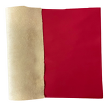 Lambskin Stretch Faux Leather Fabric - Black, Matte, 55" Width (1 Yard)