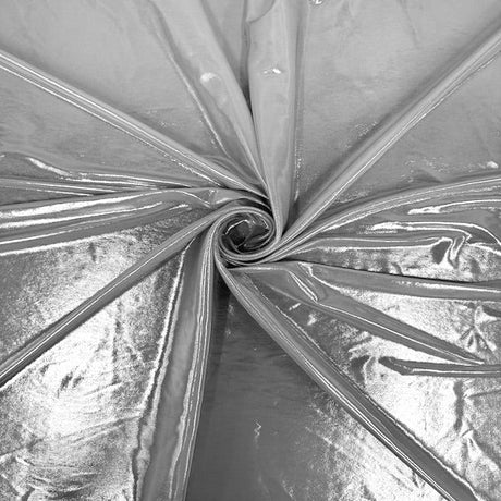 Metallic Stretch Lurex Foil Shimmer ITY Spandex Fabric - Gold, 60" Width (1 Yard)