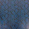Faux Leather Vinyl Fabric Caicos Snake Skin