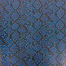 1 Yard Caicos Snake Skin Faux Leather Vinyl Fabric 100% PVC