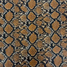 Faux Leather Vinyl Fabric Caicos Snake Skin