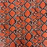 Caicos Snake Skin Faux Leather Vinyl Fabric - Snake Skin Pattern, 54" Width (1 Yard)