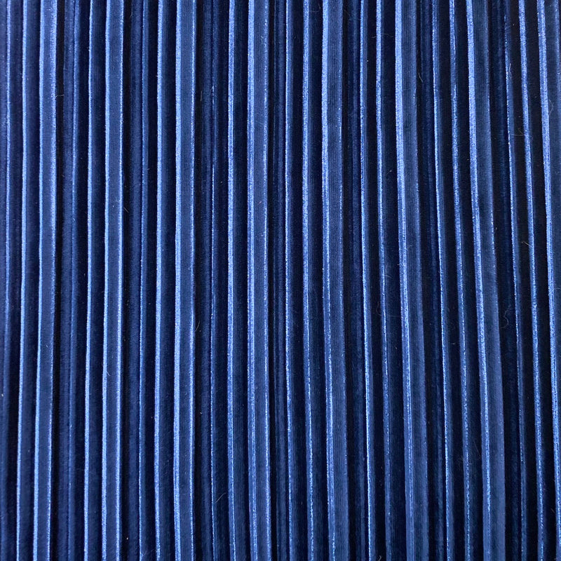 Pleated Stretch Velvet Spandex Fabric - 4-Way Stretch, 58" Width (1 Yard)