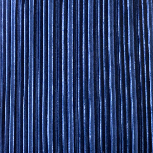Pleated Stretch Velvet Spandex Fabric - 4-Way Stretch, 58" Width (1 Yard)
