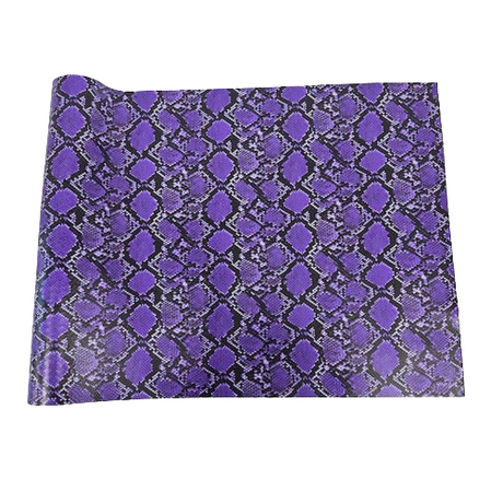 Caicos Snake Skin Faux Leather Vinyl Fabric - Snake Skin Pattern, 54" Width (1 Yard)