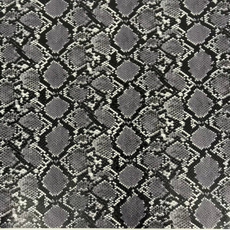 Faux Leather Vinyl Fabric Caicos Snake Skin