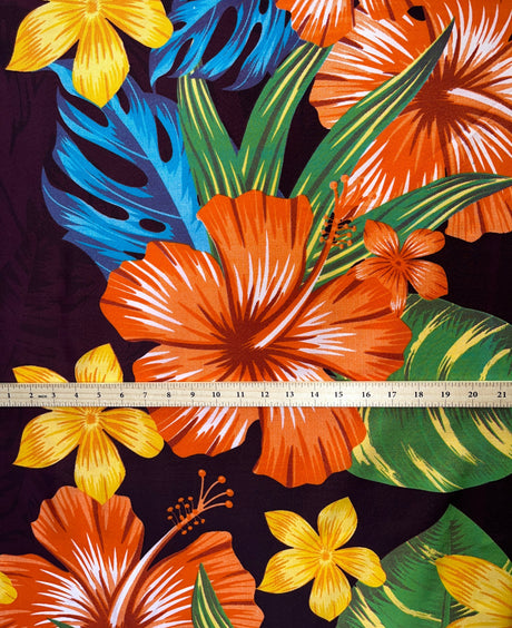 Polyester Tropical Garden Sarong