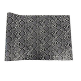 Caicos Snake Skin Faux Leather Vinyl Fabric - Snake Skin Pattern, 54" Width (1 Yard)