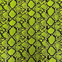 Caicos Snake Skin Faux Leather Vinyl Fabric - Snake Skin Pattern, 54" Width (1 Yard)