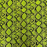 Caicos Snake Skin Faux Leather Vinyl Fabric - Snake Skin Pattern, 54" Width (1 Yard)