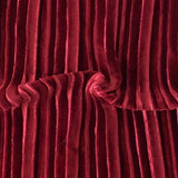 Pleated Stretch Velvet Spandex Fabric
