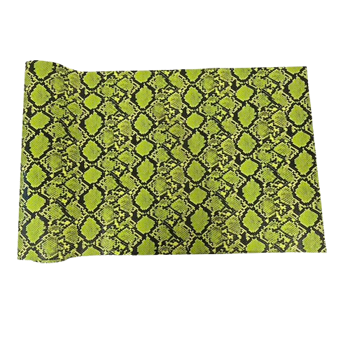 Caicos Snake Skin Faux Leather Vinyl Fabric - Snake Skin Pattern, 54" Width (1 Yard)