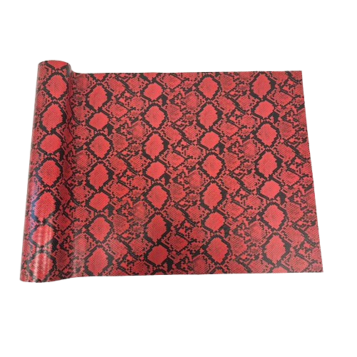 Caicos Snake Skin Faux Leather Vinyl Fabric - Snake Skin Pattern, 54" Width (1 Yard)