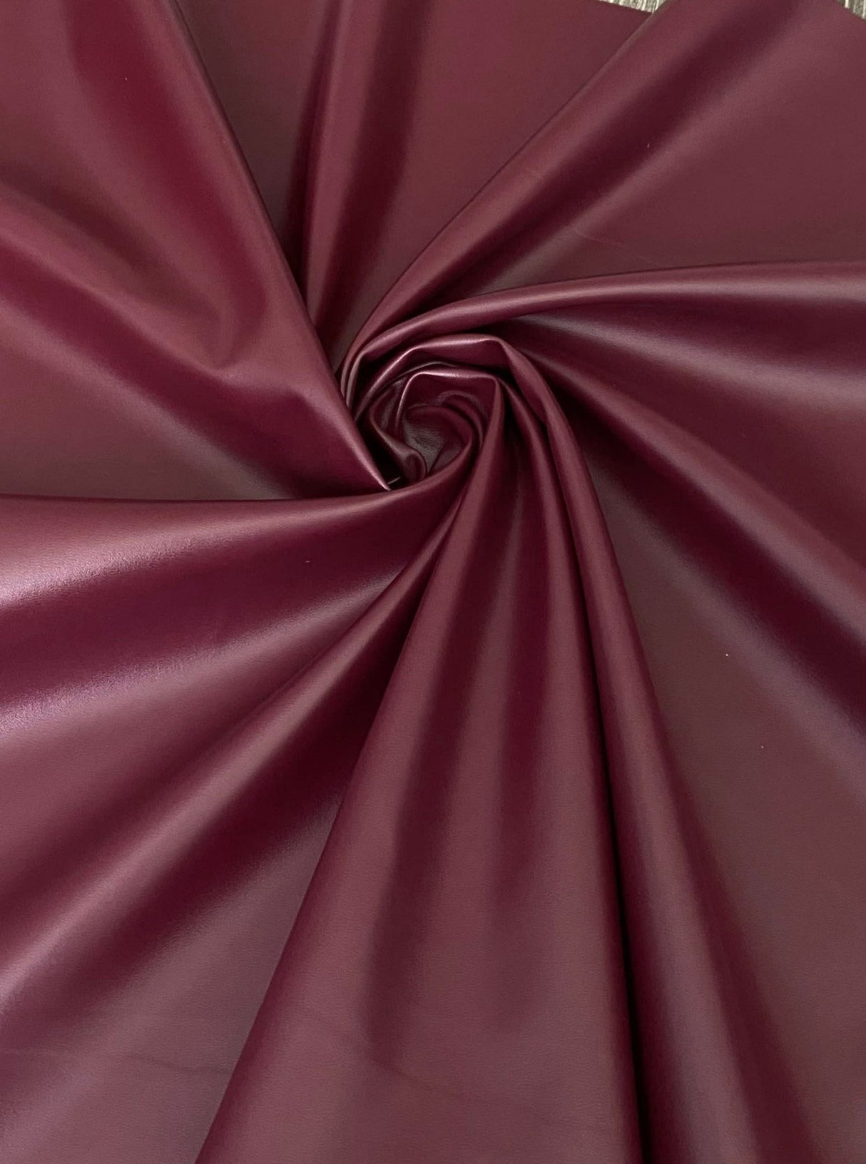 Burgundy Stretch Faux Leather