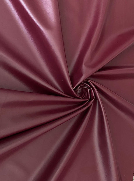Burgundy Stretch Faux Leather