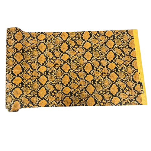 Caicos Snake Skin Faux Leather Vinyl Fabric - Snake Skin Pattern, 54" Width (1 Yard)