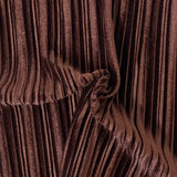 Pleated Stretch Velvet Spandex Fabric - 4-Way Stretch, 58" Width (1 Yard)