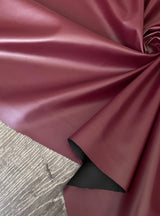 Burgundy Stretch Faux Leather